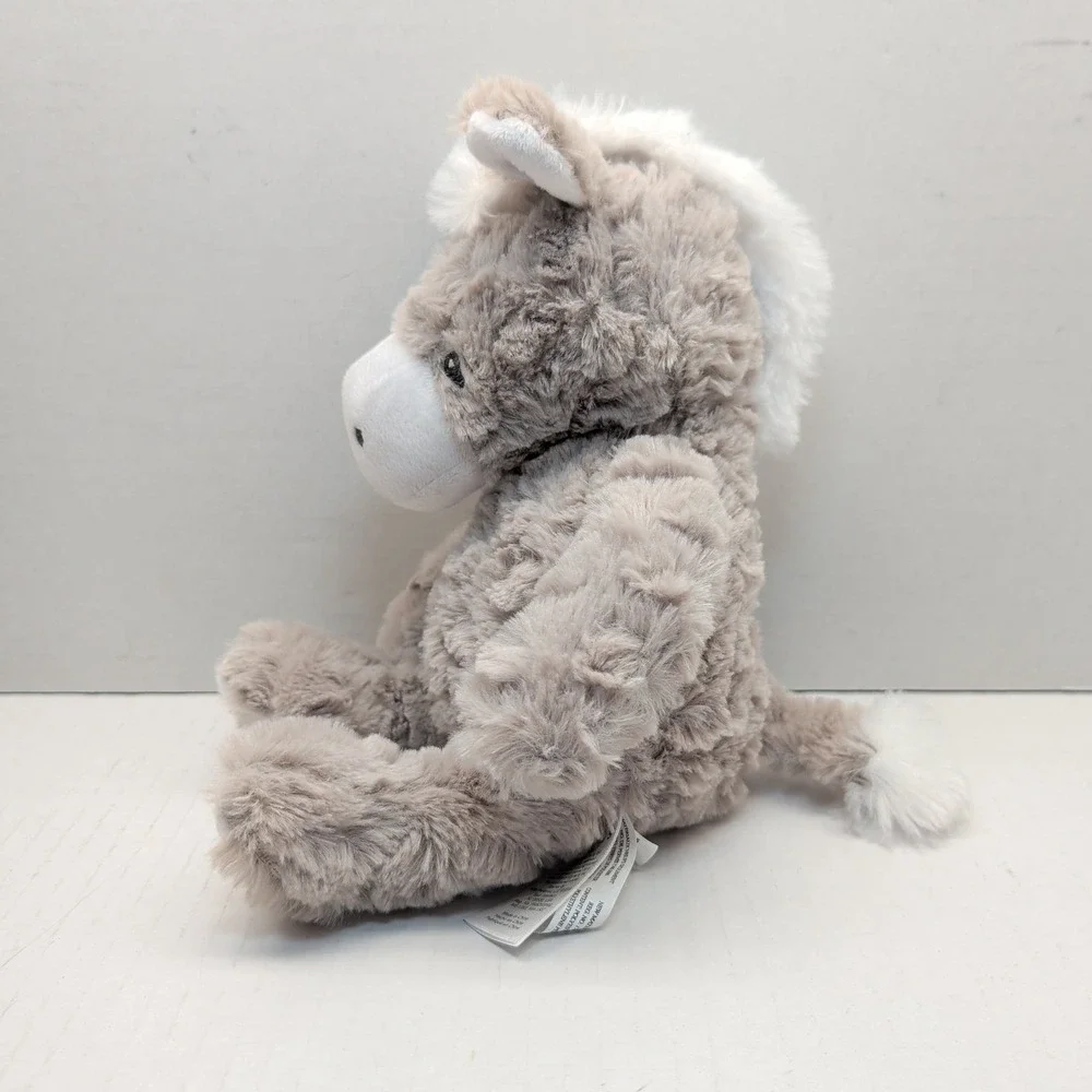 Carters Grey Donkey Plush Stuffed Animal White Mane Tail 67796 2019 11 Inch